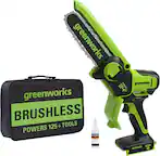 greenworks
BRUSHLESS
POWERS 125+ TOOLS
greenworks
POWERALL
greenworks
BRUSHLESS
Lube and Chain Oil