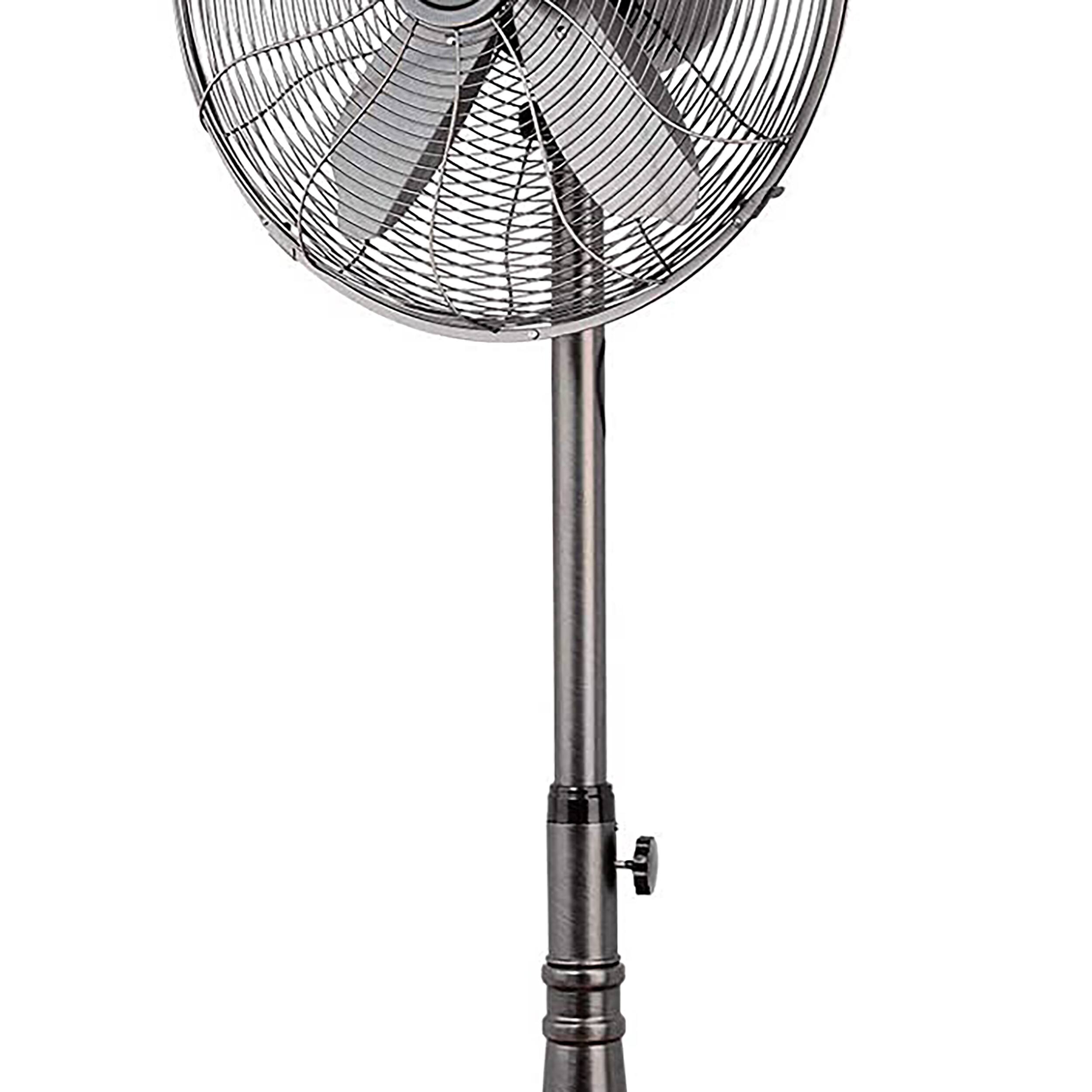 Alt View 1. Optimus - Optimus 16 Inch Retro Oscillating Stand Fan with Oil Rubbed Bronze Finish - Bronze.