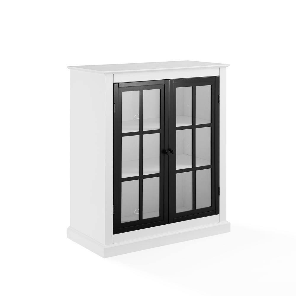 Alt View 1. Crosley Furniture - Cecily Stackable Kitchen Storage Pantry - White.