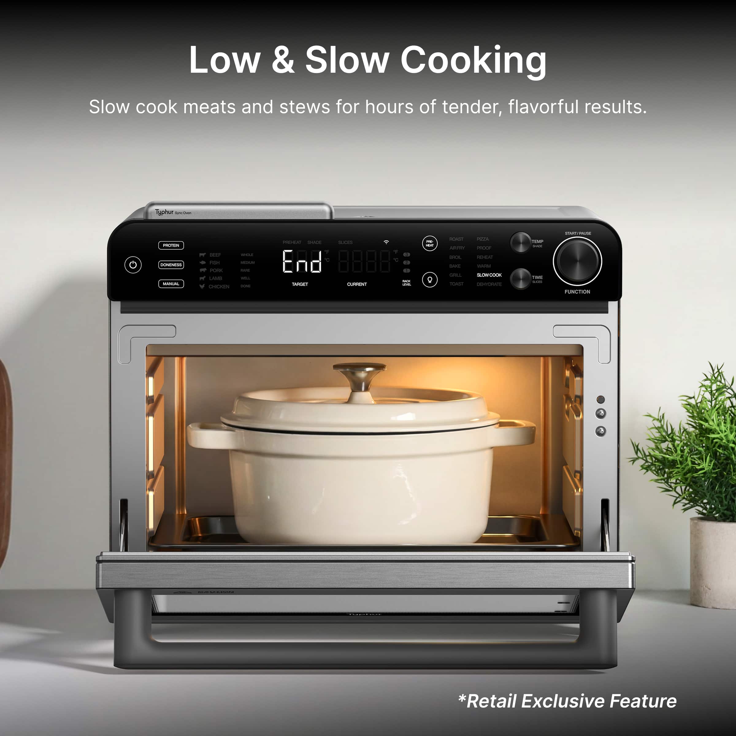 Typhur Sync Oven 12 in 1 Air Fryer Oven, 27QT XL with Wireless