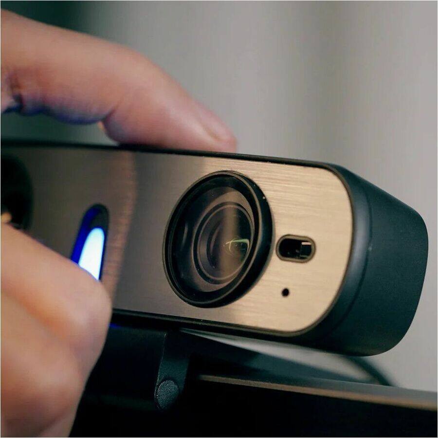 Alt View 2. Rocware - ROCWARE RC08 Webcam - 30 fps - USB 2.0 Type C - Full HD - 1920 x 1080 Video - CMOS Sensor - Auto-focus - 90° Angle.