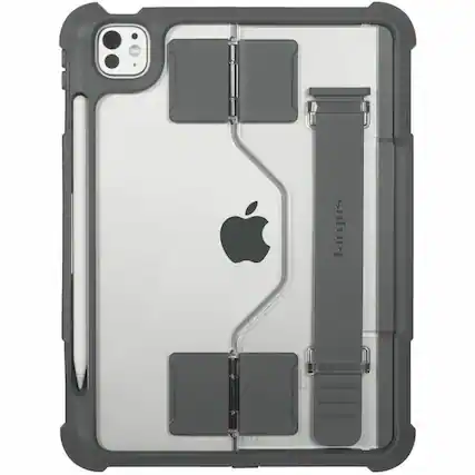 Front. Targus - Targus® SafePort® Rugged Max Case for iPad Pro® 11-inch (M5/M4) - SafePort® Rugged Max Case for iPad - Gray/Clear.