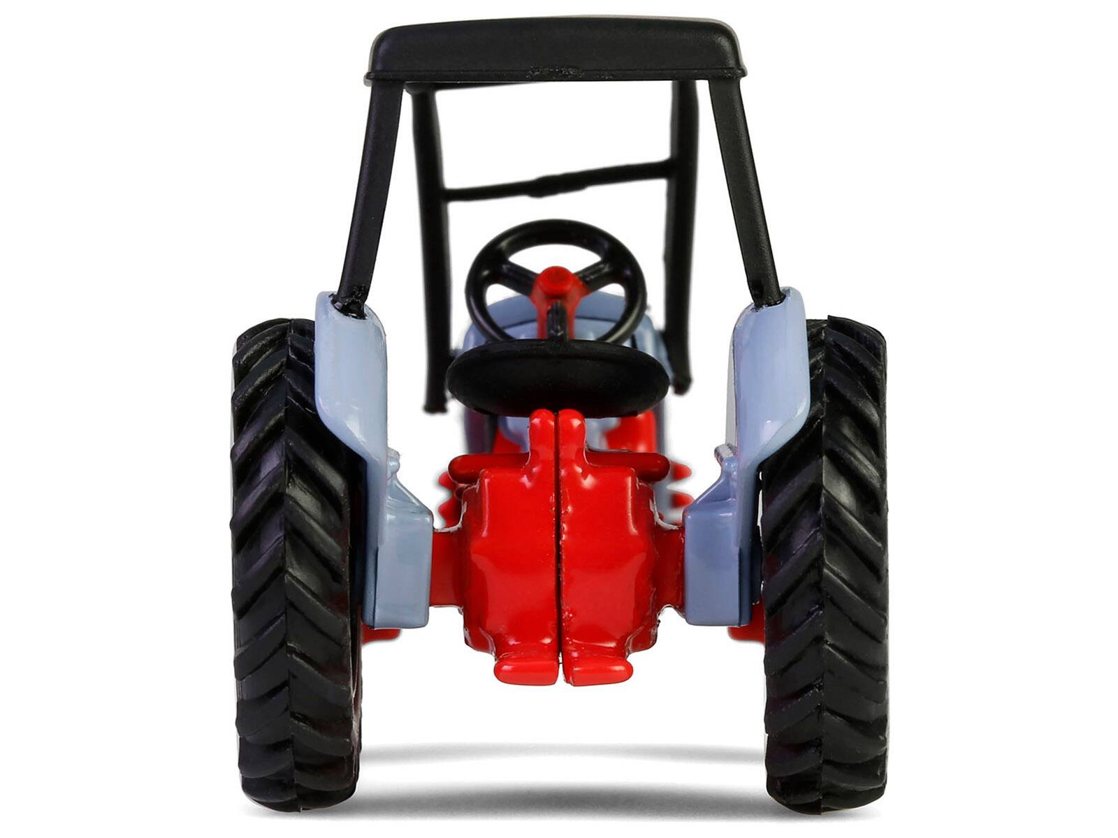 Alt View 1. Greenlight - 1952 Ford 8N Tractor Red and Gray with Black Canopy "Down on the Farm" Series 10 1/64 Diecast Model by Greenlight - Red and Gray with Black.