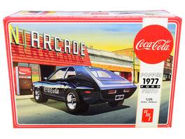 Skill 3 Model Kit 1977 Ford Pinto "Popper" with Vending Machine "Coca-Cola" 2 in 1 Kit 1/25 Scale Model by AMT - Blue