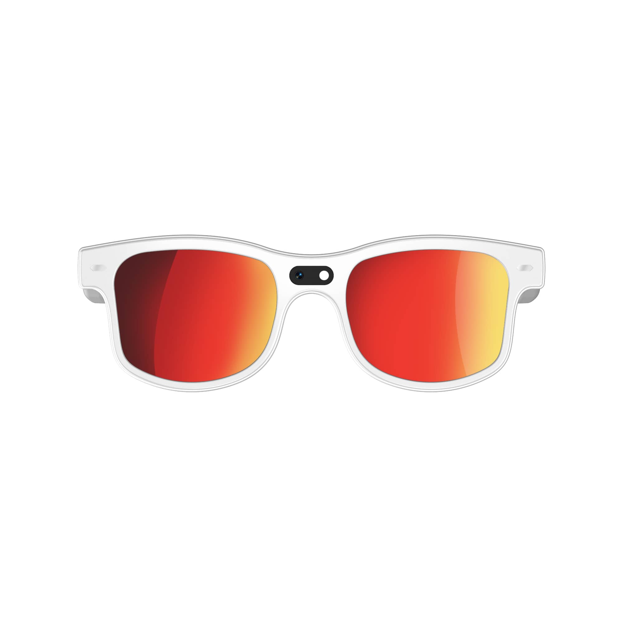 Cluzine - AI Smart Glasses Translation 800W Camera Photo Video Image Recognition Bluetooth Call Music - White