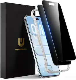 UNBREAKcable - 2-Pack Screen Protector Tempered Glass for iPhone Air - Privacy