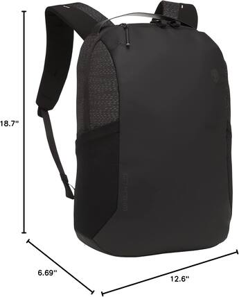 backpack for dell 17 laptop Alienware m17 Pro Gaming 15-Inch to 17-Inch, Gray/Black, (AWM17BPP) : Electronics Move with ease thanks to the slim and sleek design of the Alienware Horizon Slim Backpack Dell EcoLoop Pro Carrying Case