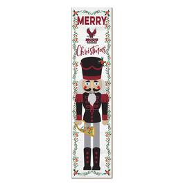 Jardine - North Carolina Central Eagles 11" x 46" Nutcracker Holiday Leaner Sign - White