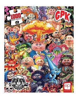 USAoploy - Garbage Pail Kids Yuck 1000 Piece Jigsaw Puzzle - Red