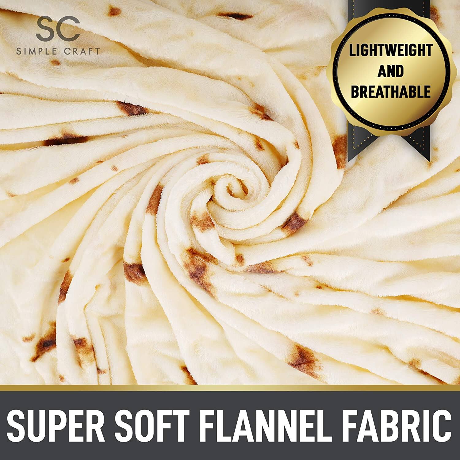 SC  
SIMPLE CRAFT  

LIGHTWEIGHT AND BREATHABLE  

SUPER SOFT FLANNEL FABRIC