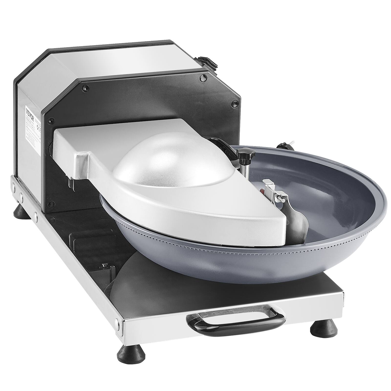 Alt View 5. VEVOR - Food Processor & Vegetable Chopper, 3000RPM Food-Grade Stainless Steel Food Processor Chopper with S-Curve Blade - Silver.