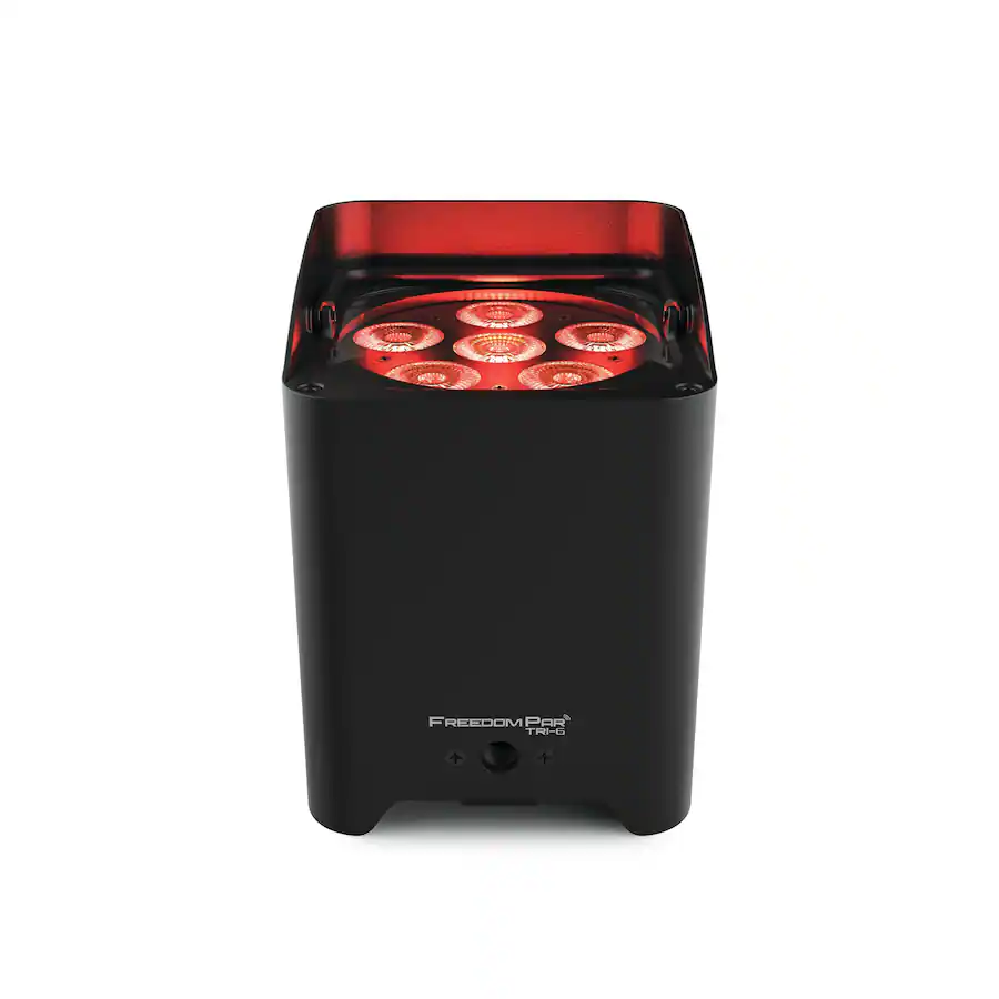 Par Light Diffuser Chauvet Lighting RGB Wireless Par with Battery Power, D Fi Transceiver ...