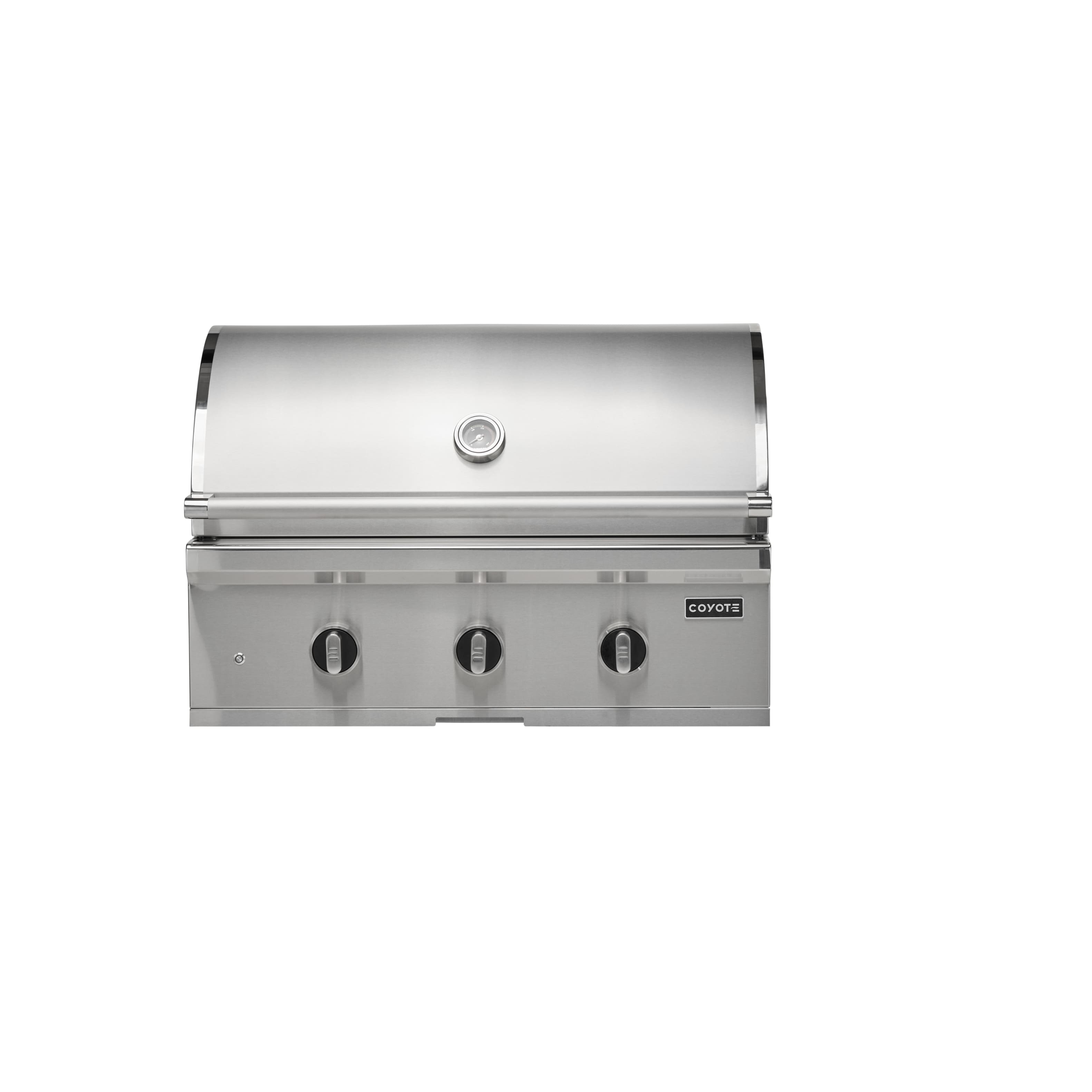 Front. Coyote Outdoor Living - 34" Coyote Outdoor Living C-Series Built-In Liquid Propane Gas (LP) Grill - Stainless Steel.