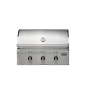 34" Coyote Outdoor Living C-Series Built-In Natural Gas (NG) Grill - Stainless Steel - Front_Zoom