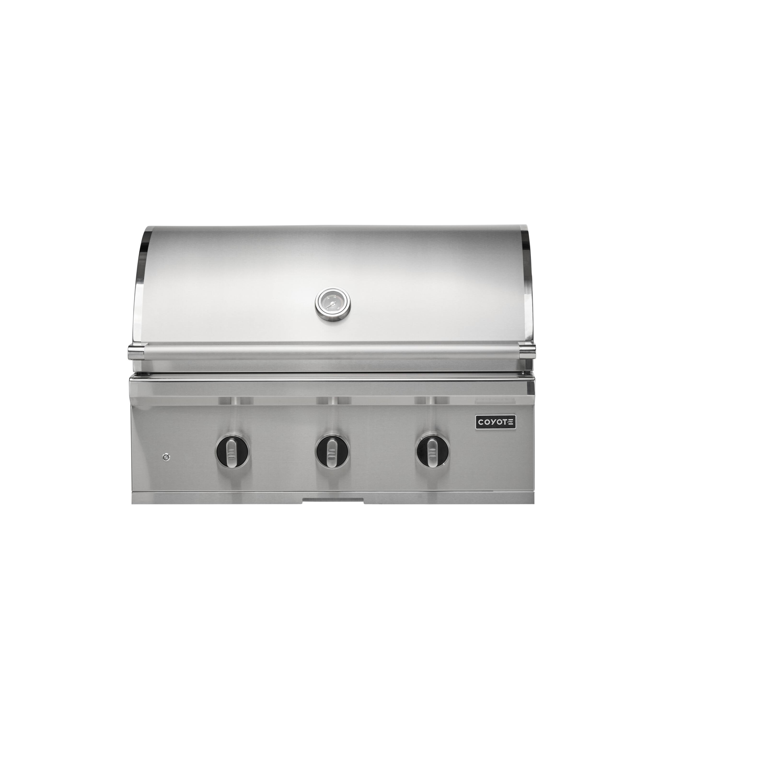 34" Coyote Outdoor Living C-Series Built-In Liquid Propane Gas (LP) Grill - Stainless Steel