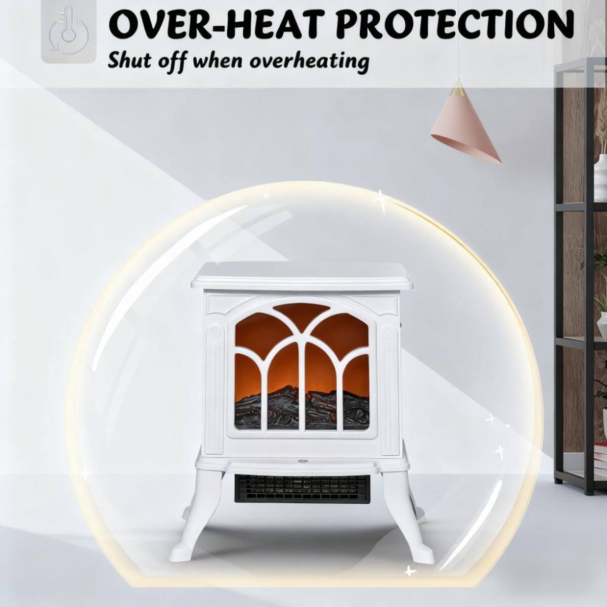 OVER-HEAT PROTECTION  
Shut off when overheating
