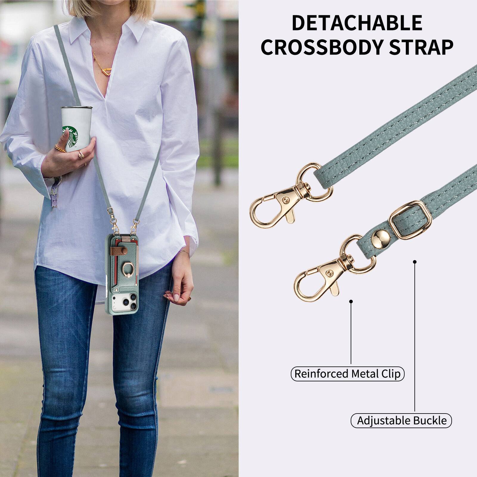 DETACHABLE CROSSBODY STRAP

Reinforced Metal Clip
Adjustable Buckle