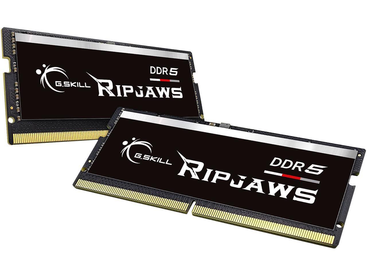 G.SKILL Ripjaws SO DIMM 32GB (2x16GB) DDR5 4800MHz Laptop RAM