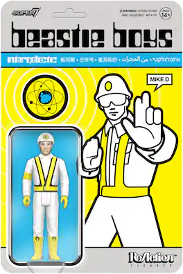 Beastie Boys - Super7 - Beastie Boys - ReAction Figures Wv4 - Mike D (Intergalactic Crossing Guard) - COLLECTIBLES - Multicolor