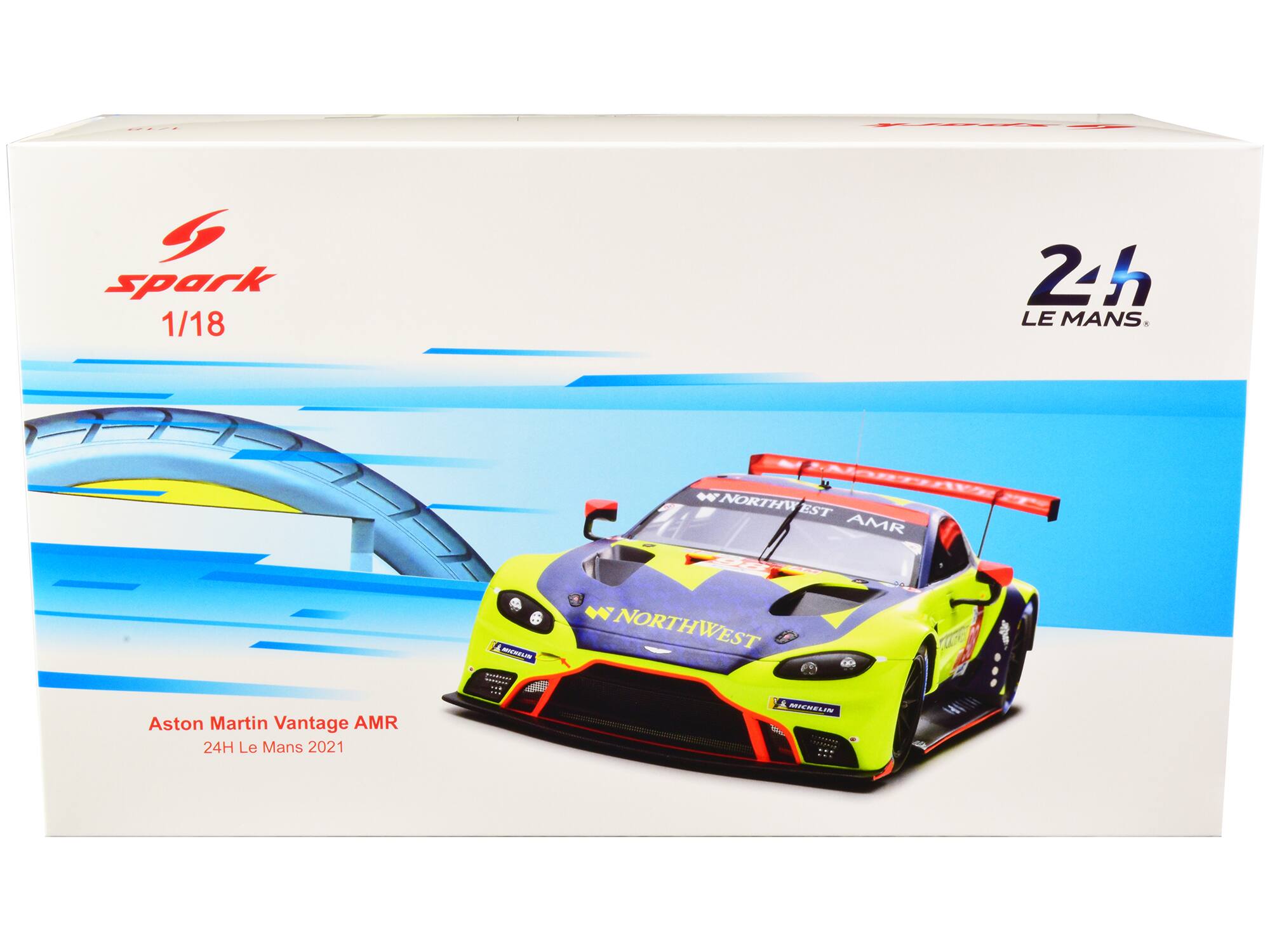 Spark 1/18 24h LE MANS. W NORTHWEST AMR Aston Martin Vantage AMR 24H Le Mans 2021