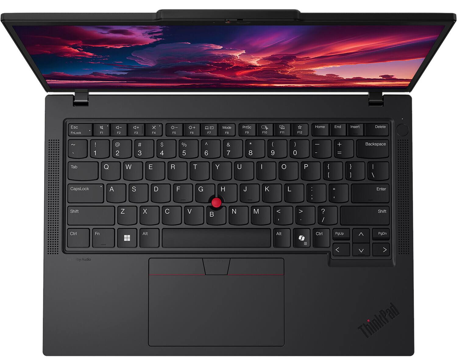 Esc FnLock J F1 d- F2 d+ F3 x F4 a- PS #+ F6 Mode FB PrtSc FB F10 FT1 F12 Home End Insert Delete ! 1 @ 2 # 3 $ 4 % 5 A 6 & 7 - 8 [ 9 I 0 I I + - Backspace Tab Q W E R T Y U I O P [ I I  I / CapsLock A S D F G H J K L : " Enter . I Shift Z X C V  N M < I > . ? / Shift Ctr Fn Alt Alt Ctrl PgUp PgDn 3 < by Audio ThinkPad