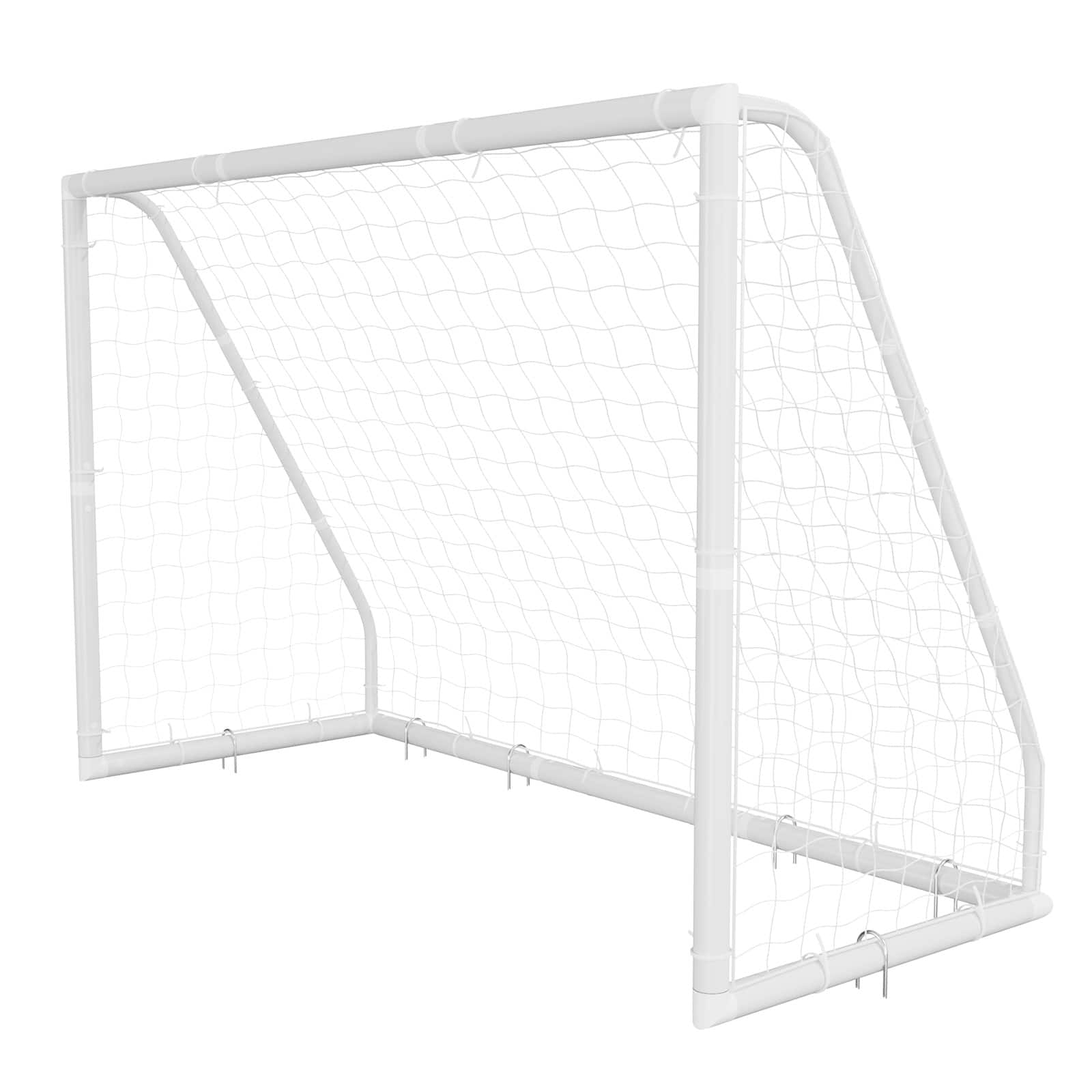 VEVOR - Soccer Goal 10 x 6.5 FT PVC Soccer Goal for Backyard with PE Net, Portable & Weatherproof Set,with High-Strength PE Net - White price history on PriceWatchPro