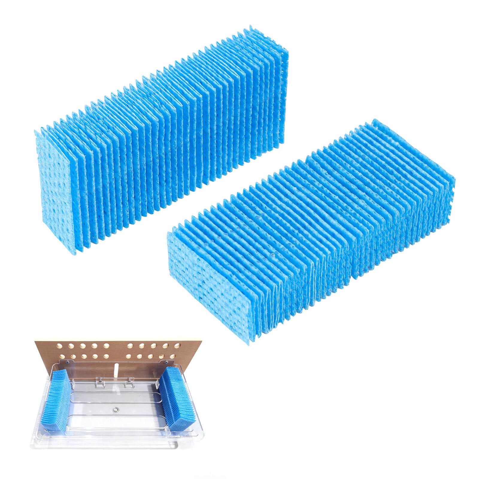 VEVOR - Humidifier Replacement Filter, 2 Packs Humidifying Pad Compatible with JC-60/JC-70 Cigar Humidor Water Tank - Blue