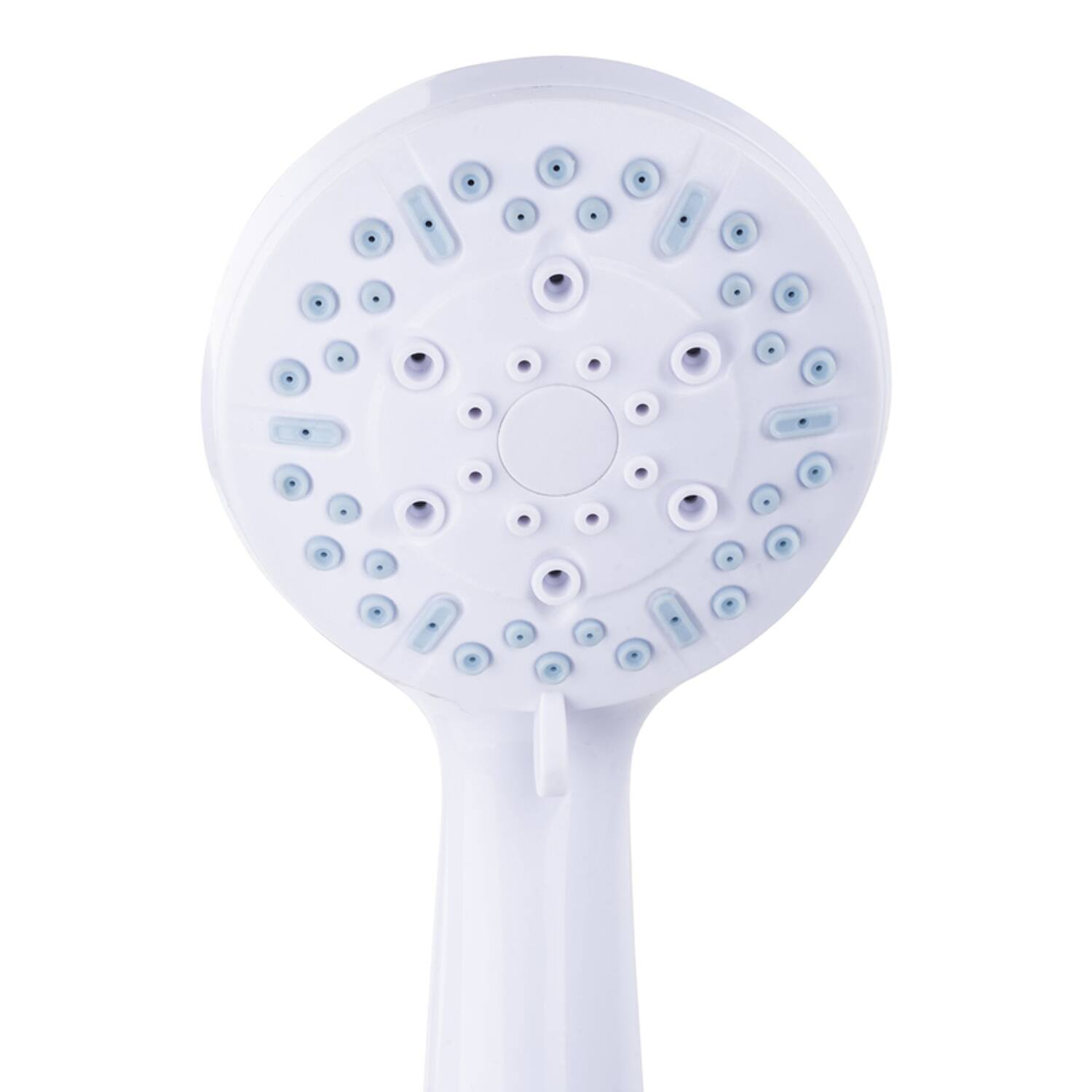 Left. Homewerks - Homewerks White Plastic 3 settings Handheld Showerhead 1.8 gpm - White.