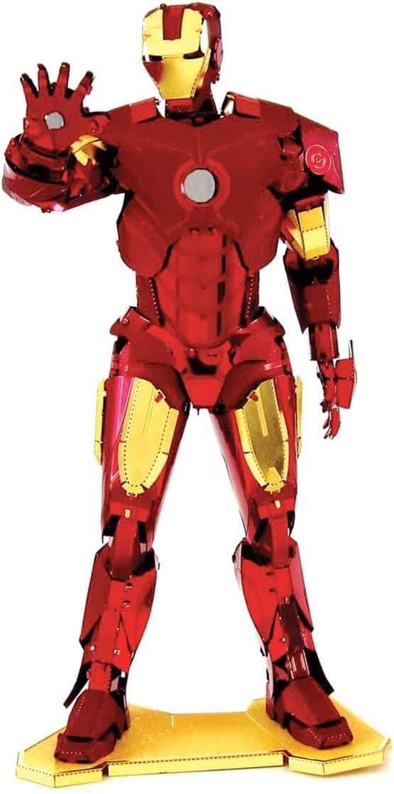 Metal Earth - Marvel Iron Man 3D Metal Model Kit Fascinations - Silver