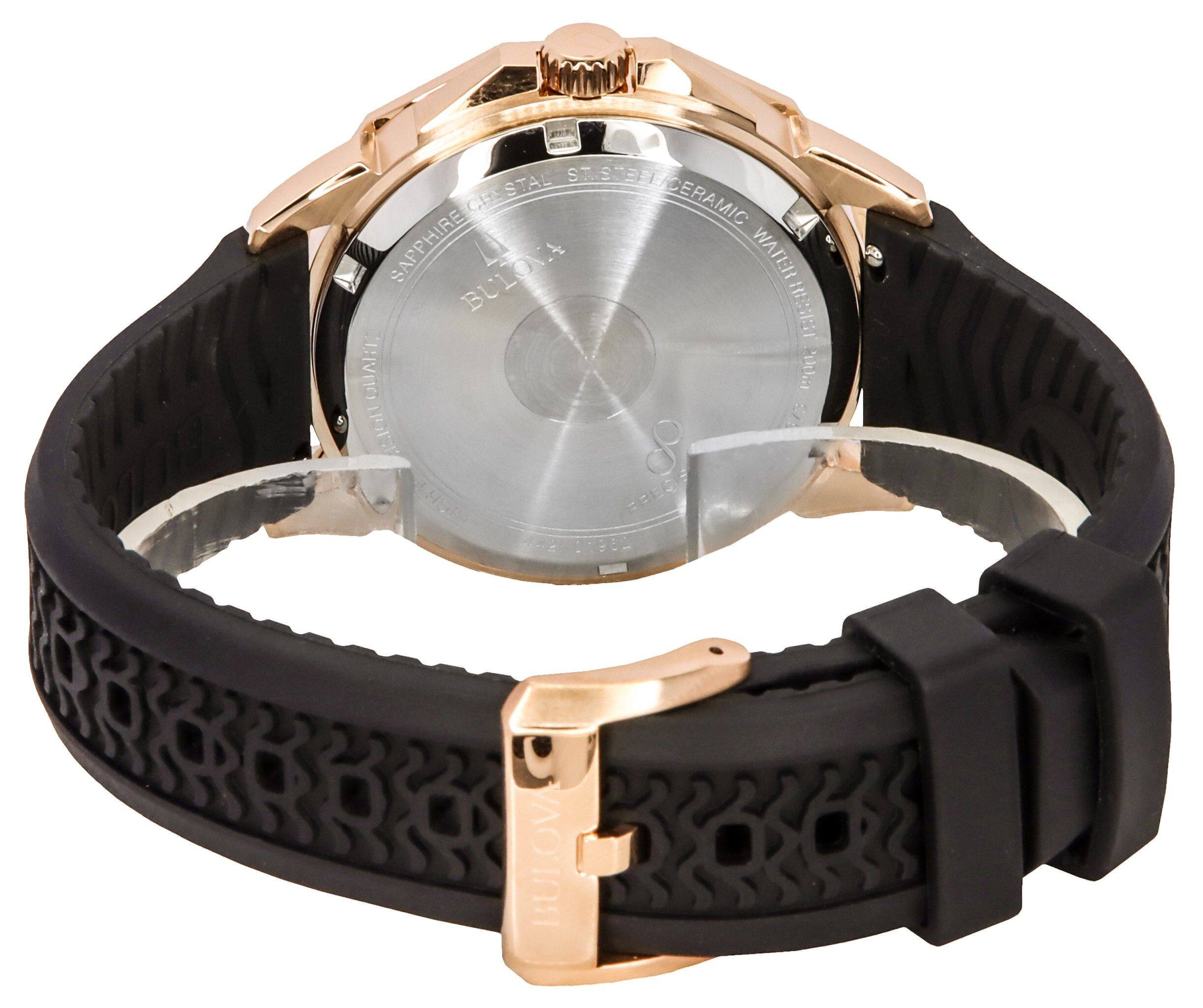 BULOVA  
SAPPHIRE CRYSTAL  
STAINLESS STEEL  
CERAMIC WATCH  
BULOV