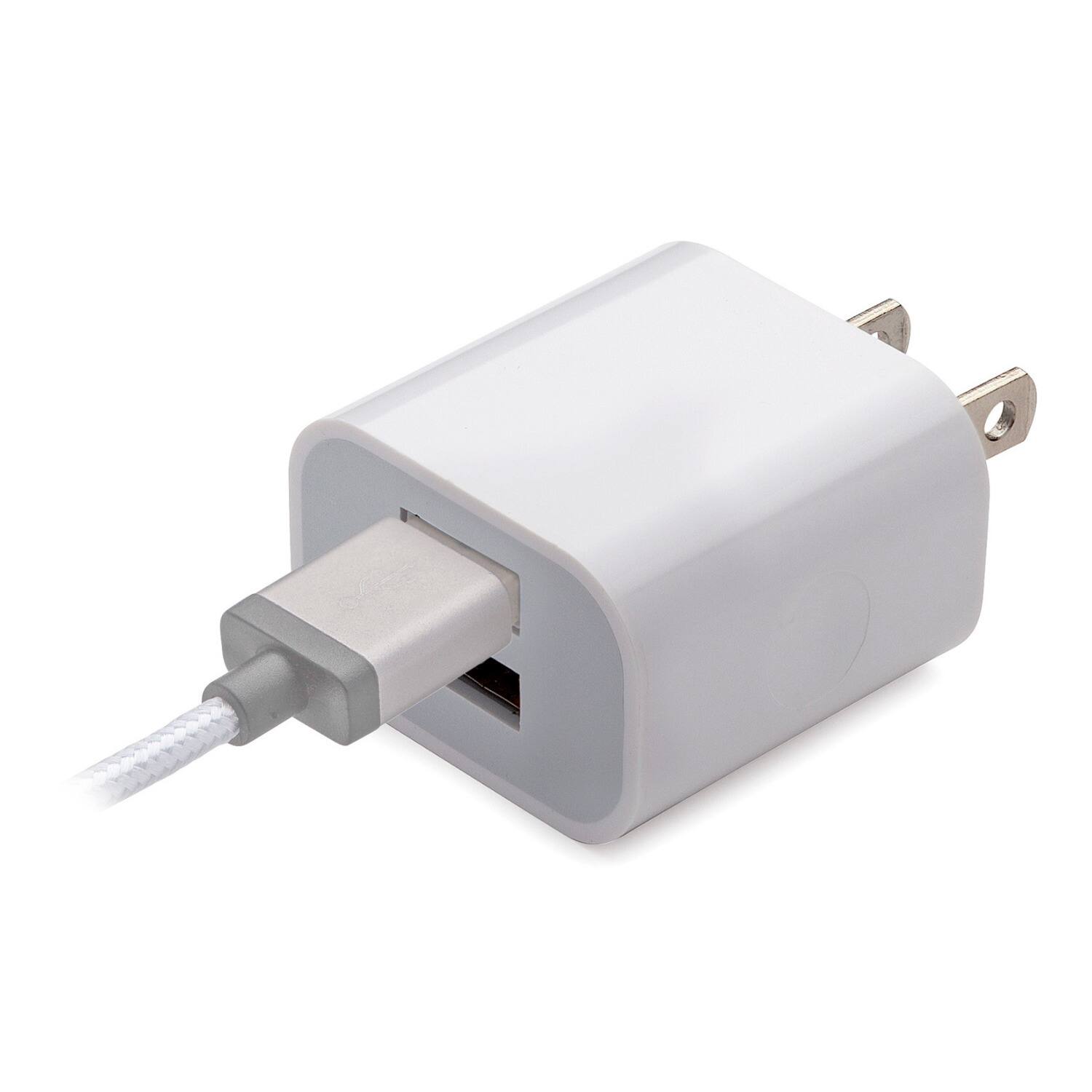 Angle. Knox - Knox Gear USB Wall Plug - White.