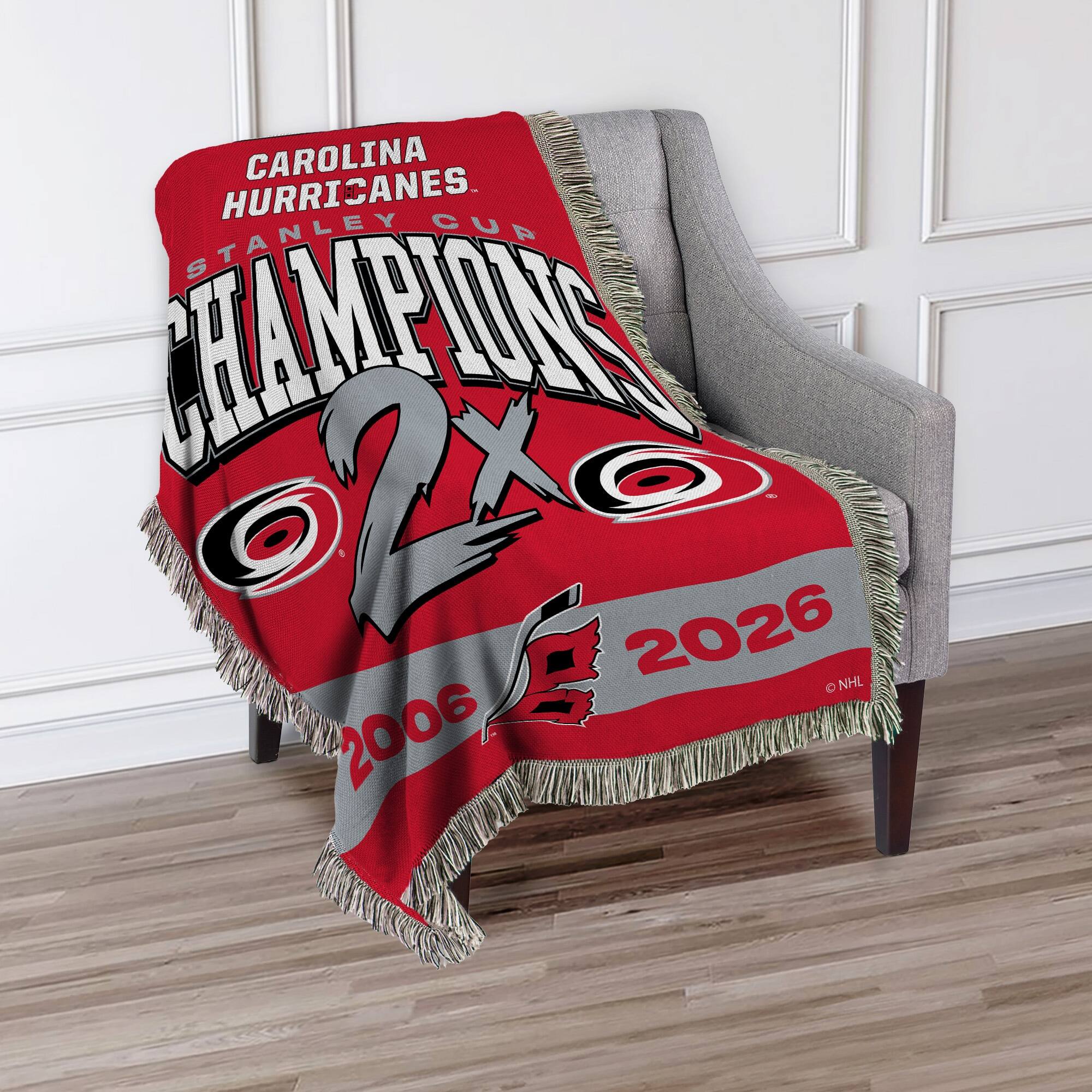 CAROLINA HURRICANES STANLEY CUP CHAMPIONS 2X 2006 2026 NHL