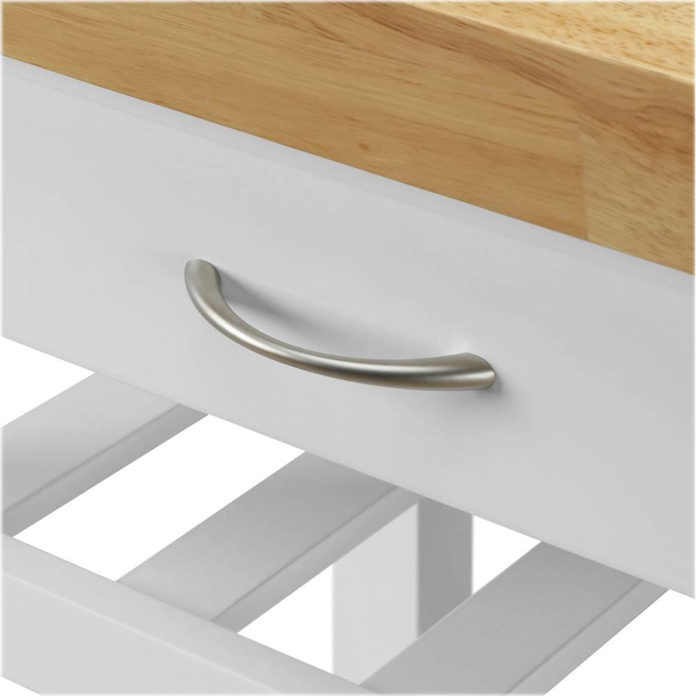 Alt View 16. Click Decor - Denver Kitchen Cart - White.