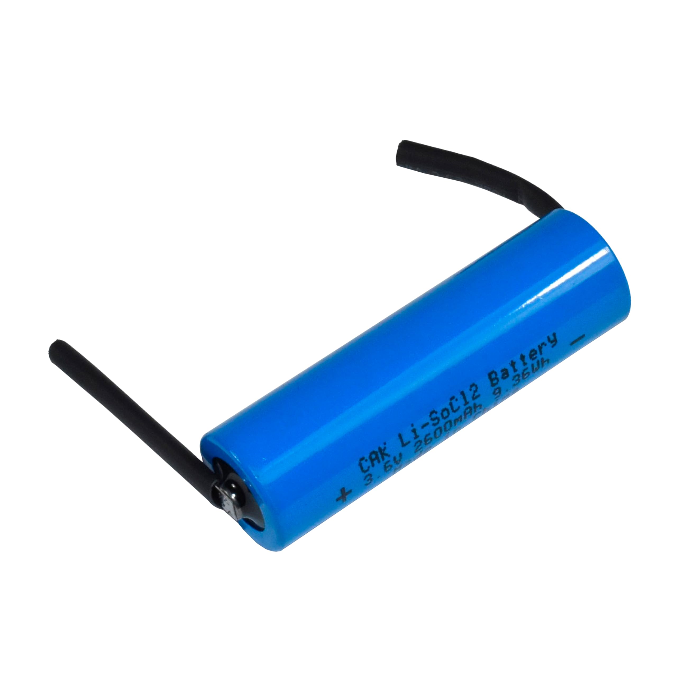 Battery 9 atter CAK Li-Socl2 Battery 3.6V 2600mAh 9.36Wh