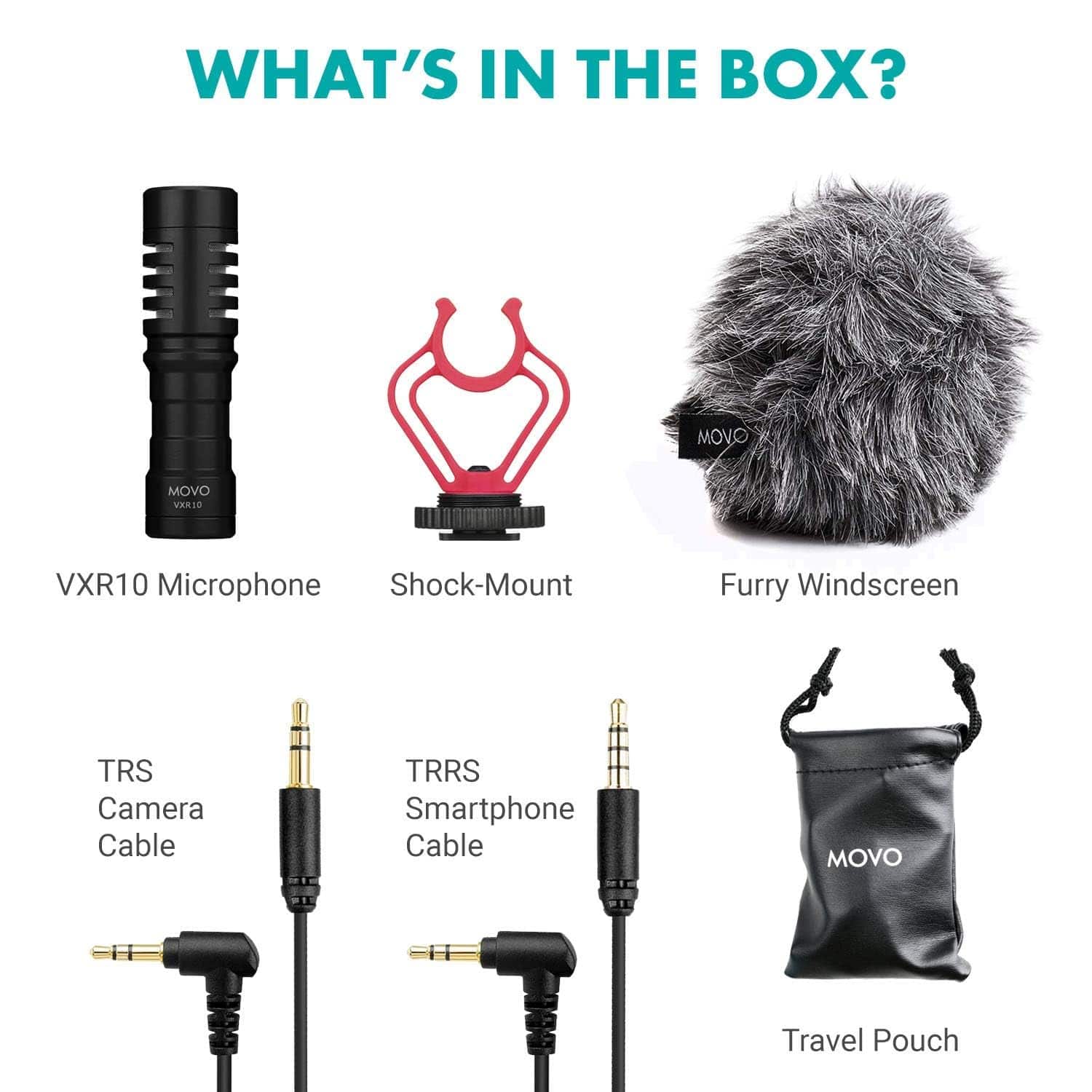 MOVO VXR10 Universal Shotgun Mic for Camera - Best Buy