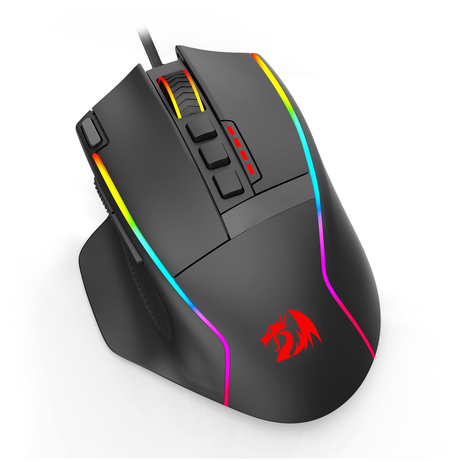 Alt View 6. REDRAGON - SWAIN M915 Wired Gaming Mouse - Black.