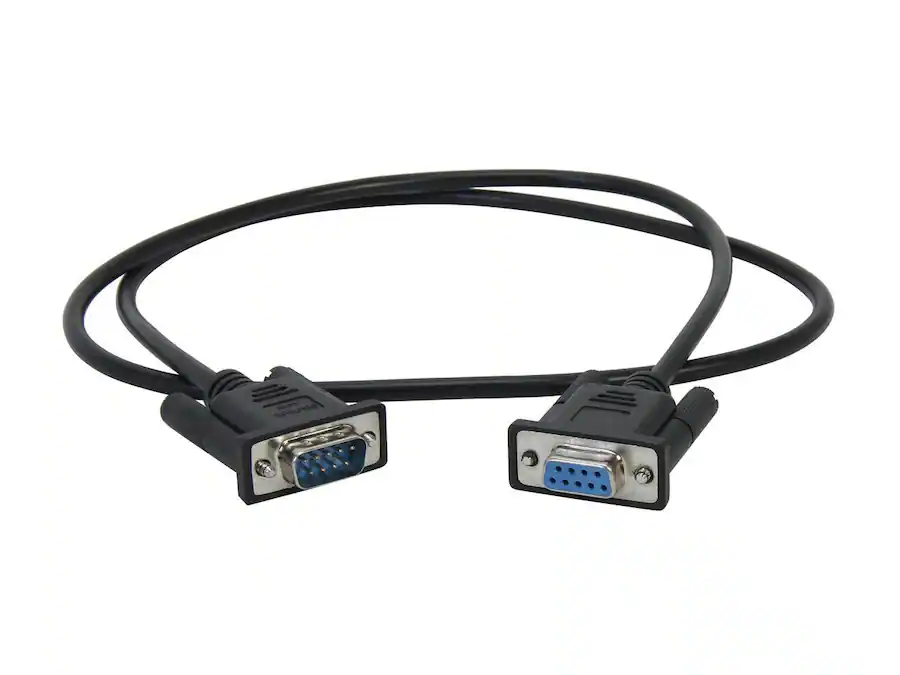 Serial Null Adapter Sel StarTech.com 1m Black DB9 RS232 Serial Null Modem Cable F/M SCNM9FM1MBK ...