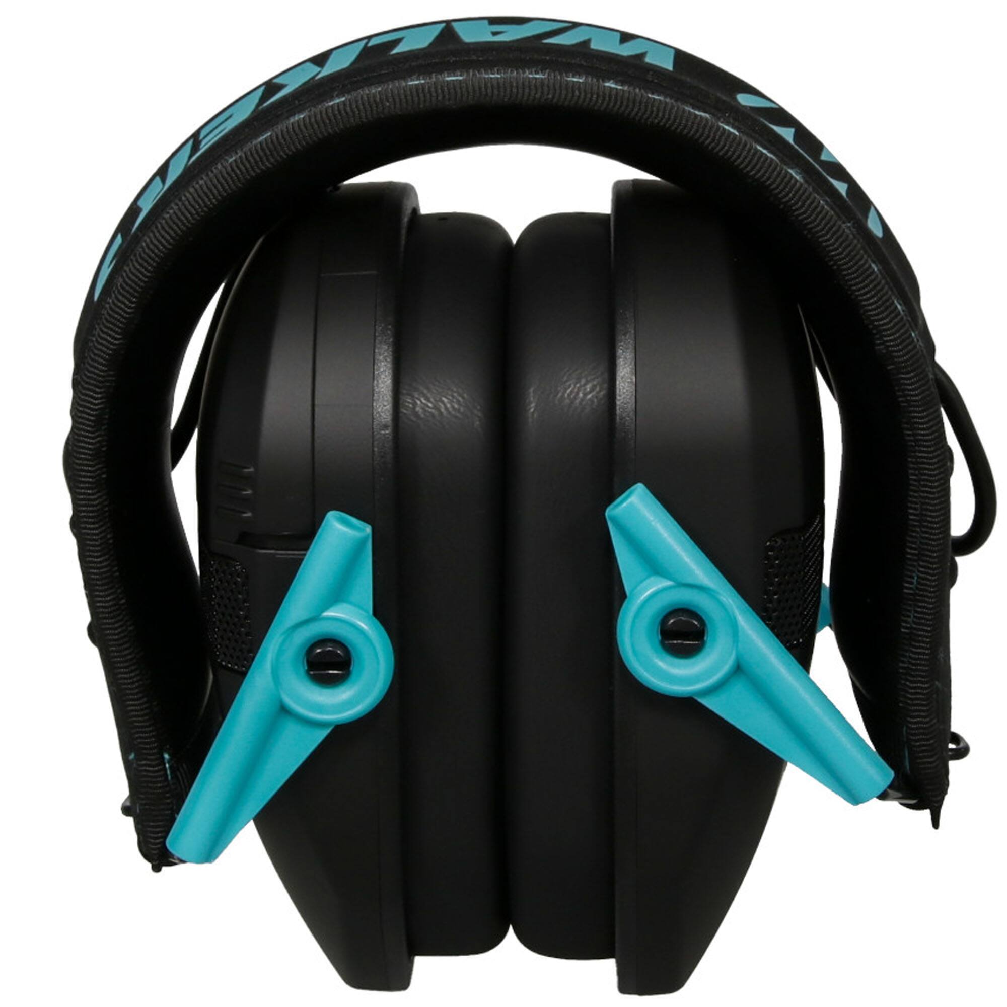 Alt View 3. Walker’s - Walkers Razor Slim Electronic Muff (Black/Teal) - Black/Teal.