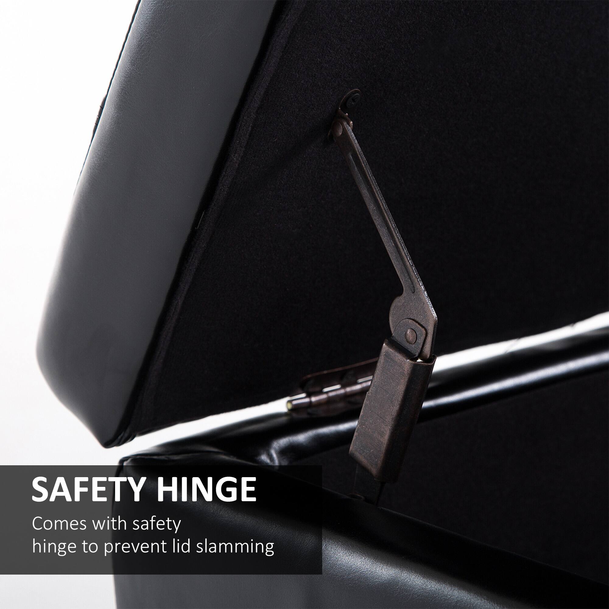 SAFETY HINGE
Comes with safety hinge to prevent lid slamming