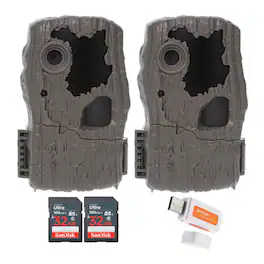 Wildgame Innovations - SPARK 2 Trail Camera with SD Card and Card Reader (2 Pack)