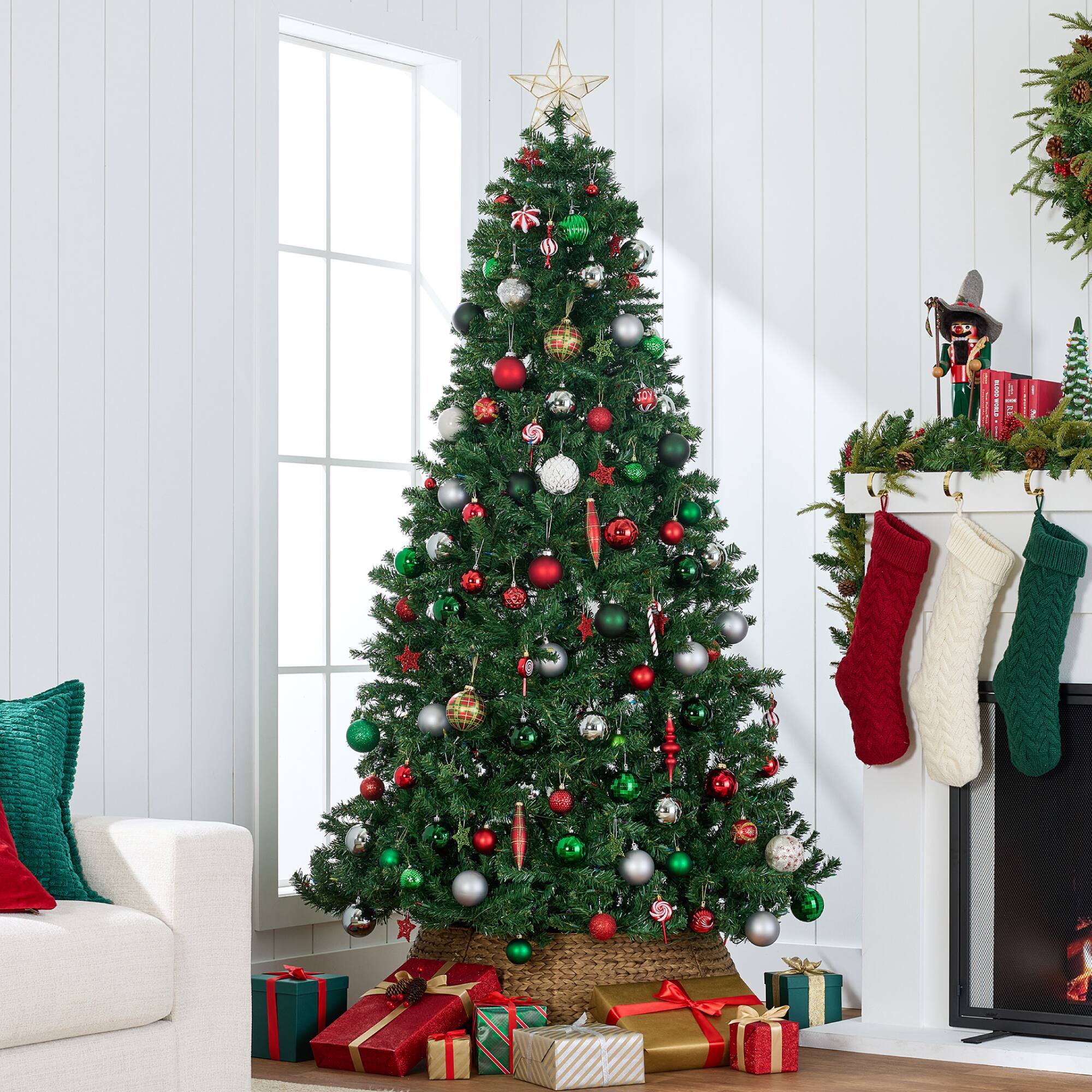 Alt View 3. Best Choice Products - Best Choice Products Artificial Christmas Tree, 7.5ft Premium Pre-Lit Spruce Design, Dense Branches - Green Spruce - Green Spruce.