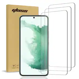 RomeTech - Samsung Galaxy S22 (3 Per Pack) 2.5D Glass Screen Protector - Transparent