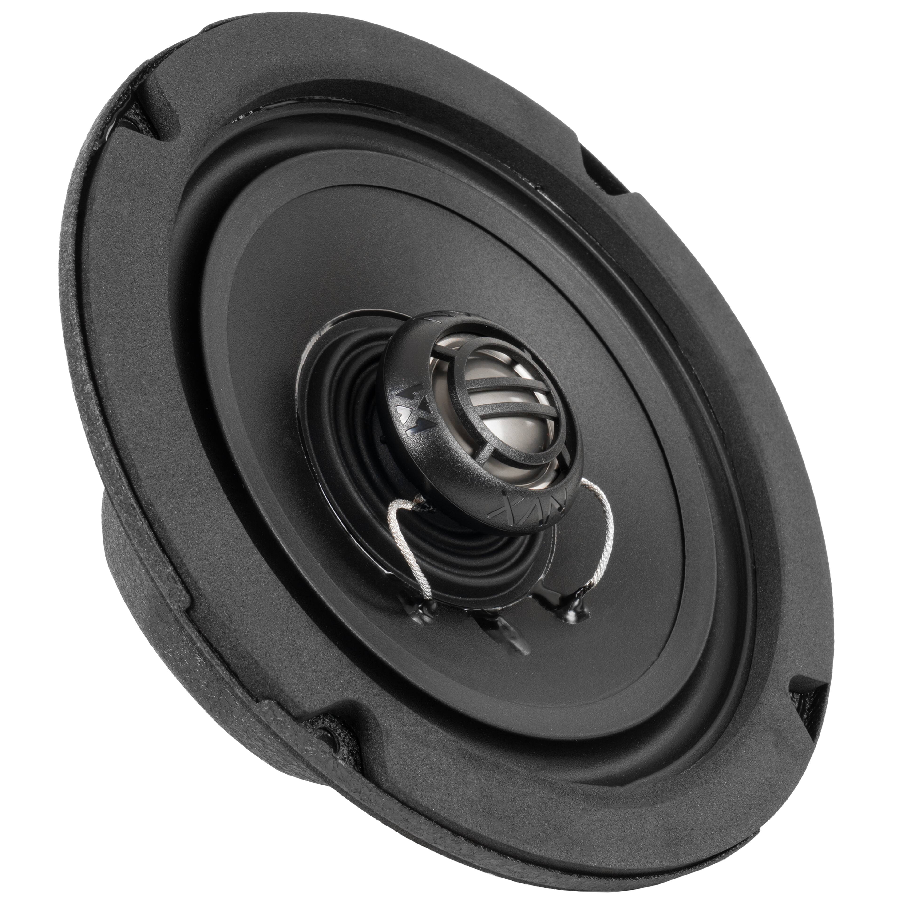 Back. NVX - XFHD6R 300W RMS 6.5in XF-Series 2-Ohm Rear Tour-Pak Speakers for Select 2014-up Harley-Davidson Touring Model.