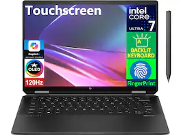 HP - Spectre x360 2-in-1 Laptop 14.0 2.8K Display (Intel Ultra 7-155H, 32GB LPDDR5X, 1TB PCIe SSD, Win 11 Pro) - Nightfall Black
