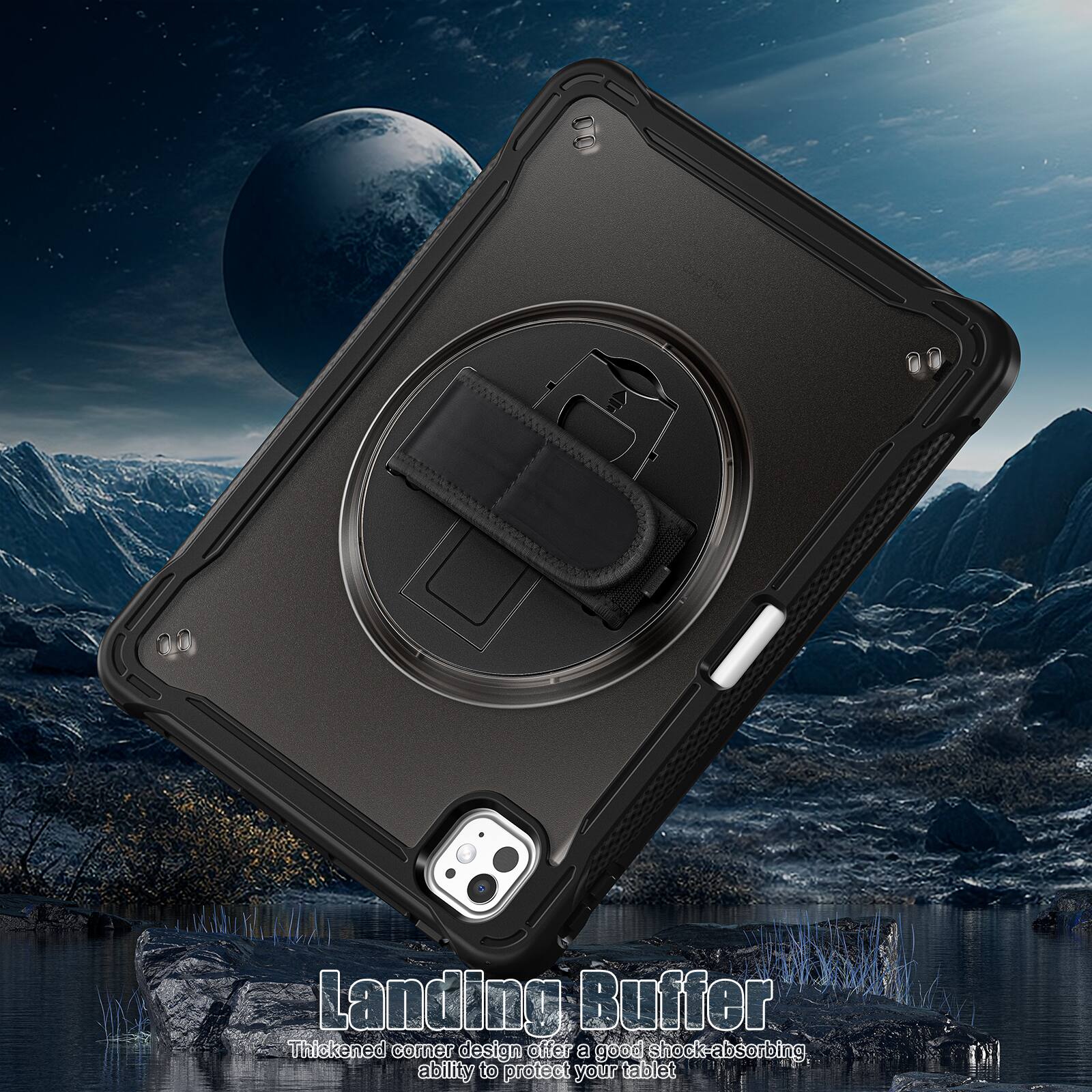 Landing Buffer

Thickened corner design offers a good shock-absorbing ability to protect your tablet