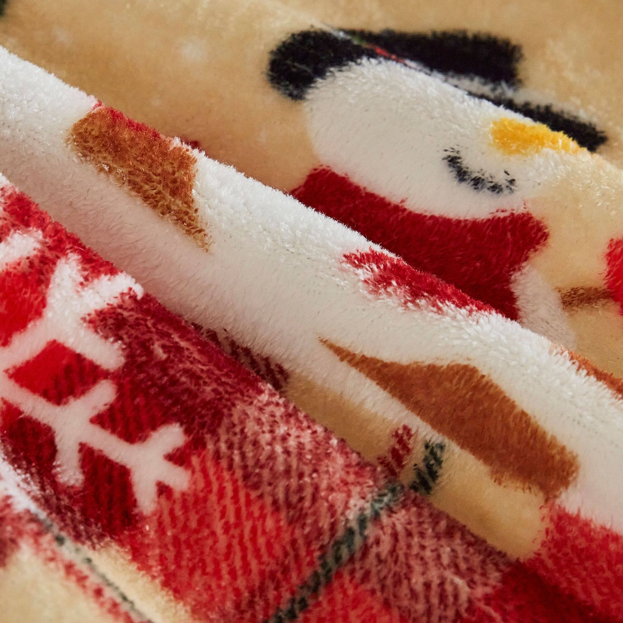 Left. MarCielo - MarCielo 1 PC Christmas Throw Blanket 50" x 60" – Soft Flannel Holiday Blanket for Couch, Sofa, or Bed - Multicolored.