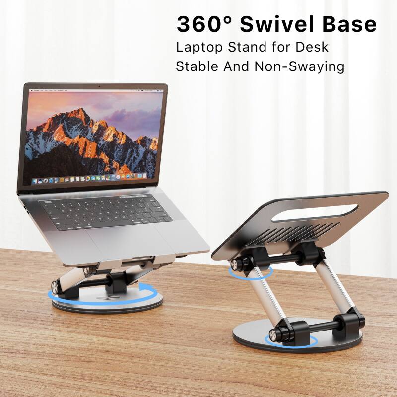 360° Swivel Base Laptop Stand for Desk Stable And Non-Swaying