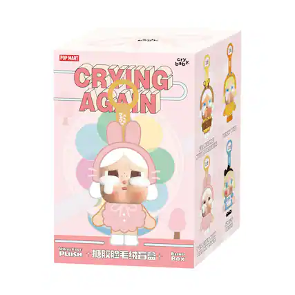 s20 15 POP MART CRYING AGAIN UCU0 OLDERICG L6 1.6 -. SCPES 80000O E0 VINYL FACE 00300EOO OR aOCT GILL 2000 PLUSH BLIND BOX