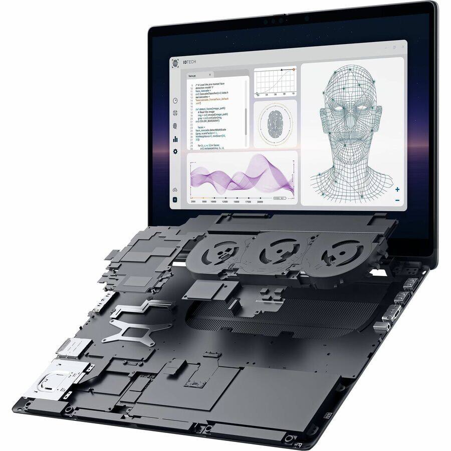 Alt View 4. Dell - Dell Pro Max Plus MB16250 16" Mobile Workstation - Full HD Plus - 60 Hz - Intel Core Ultra 7 265HX - vPro Technology - Magnetite.