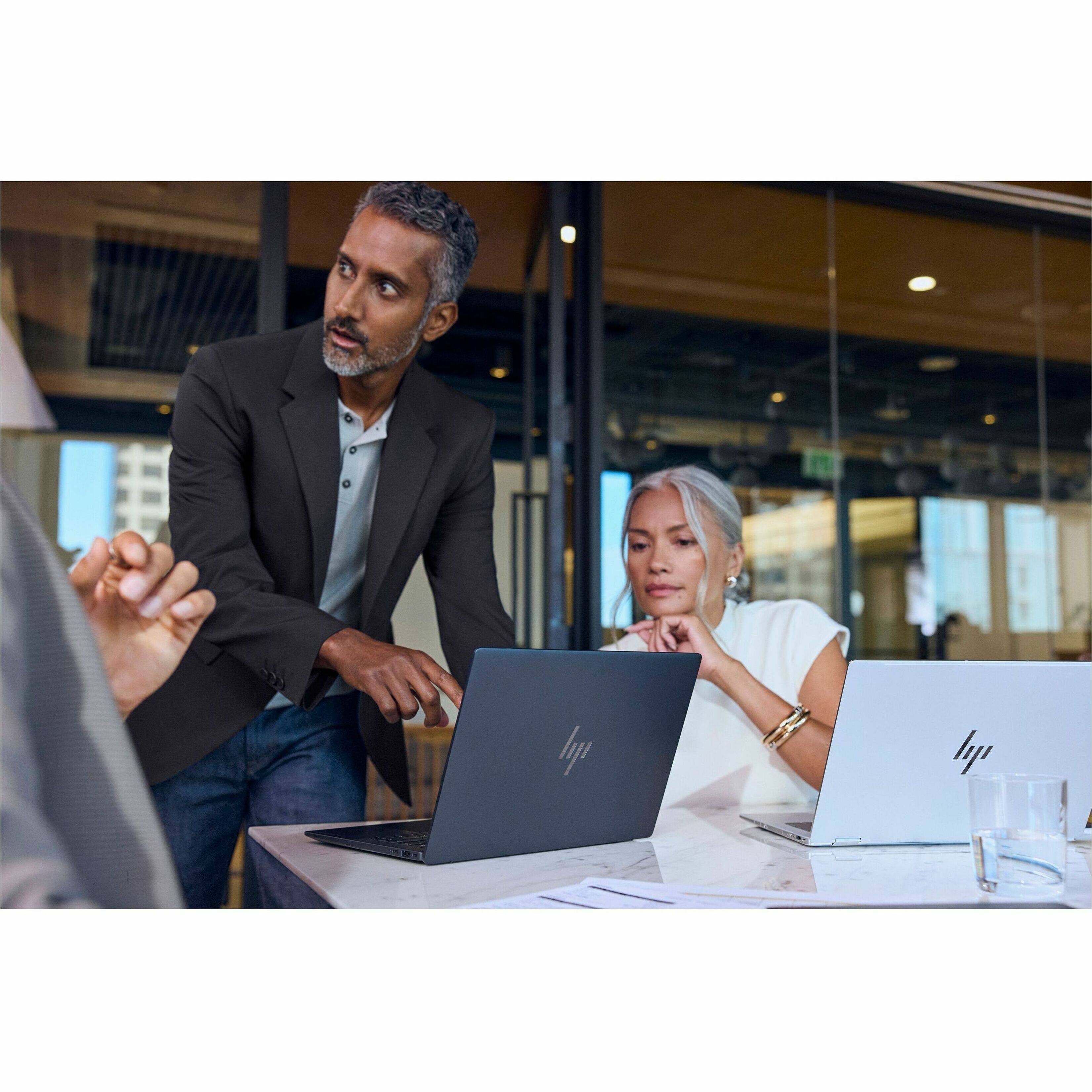 Alt View 25. HP - EliteBook X G2i 14" IPS 1920 x 1200 (WUXGA) Touch Screen Laptop - Intel Core Ultra 7 with 32GB Memory - 512 GB SSD - Atmospheric Blue, Blue.